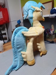 Size: 960x1280 | Tagged: safe, artist:melodisde, princess skystar, classical hippogriff, hippogriff, g4, my little pony: the movie, beak, female, irl, photo, plushie, solo, standing