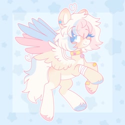 Size: 2000x2000 | Tagged: safe, artist:dreamyveon_, oc, oc only, pegasus, pony, female, high res, mare, solo, spread wings, wings