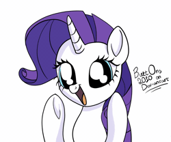 Size: 1200x1000 | Tagged: safe, artist:butt0ns2010, rarity, pony, unicorn, g4, animated, clapping, cute, female, gif, raribetes, simple background, solo, white background