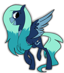 Size: 1024x1166 | Tagged: safe, artist:chandelurres, oc, pegasus, pony, female, mare, simple background, solo, spread wings, transparent background, wings