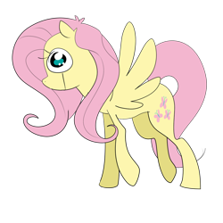 Size: 1024x1024 | Tagged: safe, artist:chandelurres, fluttershy, pegasus, pony, g4, female, mare, simple background, solo, spread wings, transparent background, wings