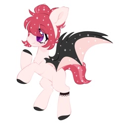 Size: 1500x1500 | Tagged: safe, artist:dreamyveon_, oc, bat pony, pony, solo, wings