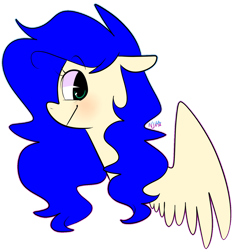 Size: 1024x1090 | Tagged: safe, artist:chandelurres, oc, oc:moonbrush, pegasus, pony, female, mare, simple background, solo, spread wings, transparent background, wings