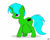 Size: 4106x3244 | Tagged: safe, artist:capitanharisma, oc, oc:green byte, pony, unicorn, male, simple background, solo, stallion, vore