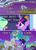 Size: 1005x1382 | Tagged: safe, edit, edited screencap, screencap, princess celestia, twilight sparkle, alicorn, pony, g4, my little pony: friendship is magic, twilight's kingdom, aurora borealis, comic, duo, duo female, female, new lunar republic, scene interpretation, screencap comic, sky, stars, text, the lion king, twilight sparkle (alicorn), you'll play your part