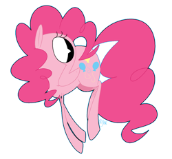 Size: 1024x946 | Tagged: safe, artist:chandelurres, pinkie pie, earth pony, pony, g4, female, mare, simple background, solo, transparent background