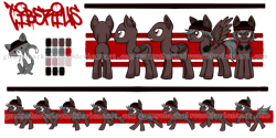 Size: 1024x512 | Tagged: safe, artist:gummysharkcircus, oc, oc only, oc:tiberius running, pegasus, pony, pegasus oc, reference sheet, simple background, solo, transparent background, watermark