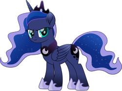 Size: 9970x7514 | Tagged: safe, artist:php178, derpibooru exclusive, part of a set, princess luna, alicorn, pony, derpibooru, series:apri(luna) fools!, g4, my little pony: the movie, .svg available, absurd resolution, april fools, april fools 2023, blue eyes, blue mane, blue tail, clothes, colored pupils, crown, cyan eyes, determination, determined, determined face, determined look, determined smile, ethereal mane, ethereal tail, female, flowing mane, flowing tail, folded wings, horn, inkscape, jewelry, long horn, long mane, long tail, looking at you, mare, meta, moon, movie accurate, part of a series, peytral, regalia, shoes, simple background, smiling, smiling at you, solo, standing, svg, tail, teal eyes, transparent background, vector, wings