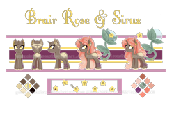 Size: 1800x1300 | Tagged: safe, artist:gummysharkcircus, oc, oc only, oc:brair rose, female, mare, reference sheet, simple background, solo, transparent background