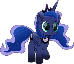 Size: 5056x4360 | Tagged: safe, artist:php178, derpibooru exclusive, part of a set, princess luna, alicorn, pony, derpibooru, series:apri(luna) fools!, g4, my little pony: the movie, .svg available, absurd resolution, adorable face, april fools, april fools 2023, big eyes, blue eyes, blue mane, blue tail, clothes, colored pupils, crown, cute, cute face, cute smile, cuteness overload, cyan eyes, daaaaaaaaaaaw, ethereal mane, ethereal tail, female, filly, flowing mane, flowing tail, foal, folded wings, hoof heart, horn, inkscape, jewelry, long horn, long mane, long tail, looking at something, looking at you, mare, meta, moon, movie accurate, part of a series, peytral, regalia, simple background, smiling, solo, standing, svg, tail, teal eyes, transparent background, trotting, underhoof, vector, walking, weapons-grade cute, wings, woona, younger