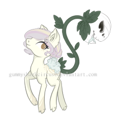 Size: 1500x1500 | Tagged: safe, artist:gummysharkcircus, oc, oc only, oc:lavender spook, original species, simple background, solo, transparent background