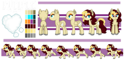 Size: 1264x632 | Tagged: safe, artist:gummysharkcircus, oc, oc only, oc:rumple, ear fluff, female, mare, reference sheet, simple background, solo, transparent background