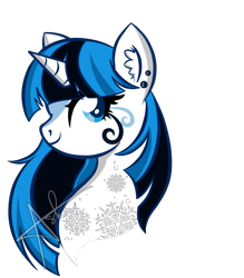 Size: 3500x4000 | Tagged: safe, artist:gummysharkcircus, oc, oc only, oc:snow silk, pony, bust, ear fluff, female, mare, simple background, solo, transparent background