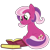 Size: 1200x1200 | Tagged: safe, artist:prixy05, cheerilee (g3), earth pony, pony, g3, g4, book, g3 to g4, generation leap, reading, redesign, simple background, solo, transparent background, vector