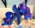 Size: 2048x1630 | Tagged: safe, artist:rtryart, princess luna, pony, g4, female, folded wings, hoof shoes, horn, irl, jewelry, mare, peytral, photo, plushie, solo, standing, tiara, wings