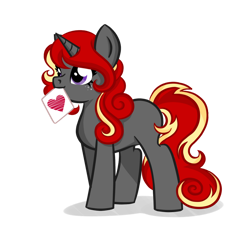 Size: 1024x960 | Tagged: safe, artist:gummysharkcircus, oc, oc only, oc:miss maaya, female, heart, mare, simple background, solo, transparent background