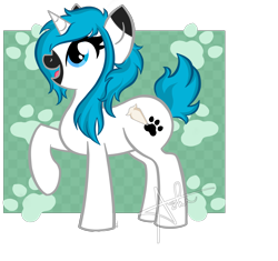 Size: 5000x4700 | Tagged: safe, artist:gummysharkcircus, oc, oc only, oc:sugar paw, pony, unicorn, simple background, solo, transparent background