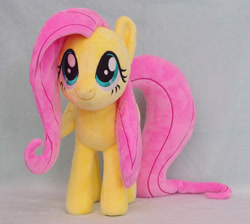 Size: 1243x1113 | Tagged: safe, artist:buttercupbabyppg, fluttershy, pegasus, pony, g4, cute, female, folded wings, irl, mare, photo, plushie, shyabetes, solo, wings