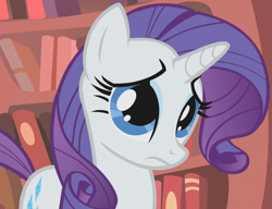 Size: 937x720 | Tagged: safe, screencap, rarity, pony, unicorn, g4, look before you sleep, season 1, blue eyes, cropped, cute, daaaaaaaaaaaw, frown, golden oaks library, hnnng, horn, pleading, poor rarity, raribetes, sad, sadorable, solo