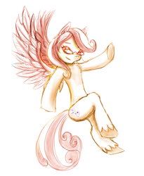 Size: 1923x2344 | Tagged: safe, artist:artifex670, oc, oc only, oc:quick tap, pegasus, pony, female, glasses, mare, simple background, white background, wings