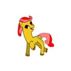 Size: 600x600 | Tagged: safe, artist:redholm, oc, oc only, oc:quick tap, earth pony, pony, female, mare, simple background, white background