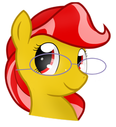 Size: 1112x1217 | Tagged: safe, anonymous artist, oc, oc only, oc:quick tap, pegasus, pony, female, glasses, mare, simple background, transparent background