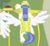 Size: 178x163 | Tagged: safe, screencap, pegasus, pony, friendship is magic, g4, my little pony: friendship is magic, armor, background character, background pony, cropped, flying, male, pegasus royal guard, royal guard, royal guard armor, solo focus, spread wings, stallion, wings