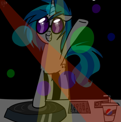 Size: 789x795 | Tagged: safe, artist:chandelurres, dj pon-3, vinyl scratch, pony, unicorn, g4, female, mare, solo