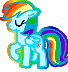 Size: 662x700 | Tagged: safe, artist:chandelurres, rainbow dash, pegasus, pony, g4, female, mare, simple background, solo, wings