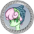 Size: 596x599 | Tagged: safe, artist:saby, derpibooru exclusive, oc, oc only, oc:rose ribband, pony, the last summer, bust, character token, clothes, female, headscarf, portrait, roleplay illustration, rule 63, scarf, serious, solo