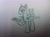 Size: 2592x1936 | Tagged: safe, oc, oc only, unnamed oc, original species, plane pony, f-15 eagle, holding, jet, jet fighter, jet plane, looking sideways, looking to the left, male, pencil drawing, plane, present, raised hoof, ribbon, simple background, smiling, solo, stallion, standing, traditional art, white background