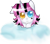 Size: 516x455 | Tagged: safe, artist:noah-nyan, oc, oc only, pony, unicorn, bust, female, heterochromia, looking at you, mare, multicolored hair, portrait, simple background, solo, transparent background