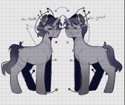 Size: 1280x1068 | Tagged: safe, artist:yun_nhee, oc, oc only, pony, unicorn, reference sheet, solo