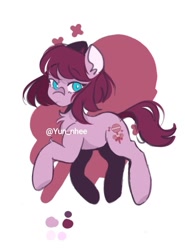 Size: 795x1076 | Tagged: safe, artist:yun_nhee, oc, oc only, earth pony, pony, solo