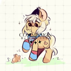 Size: 500x500 | Tagged: safe, artist:yun_nhee, oc, oc only, earth pony, pony, solo