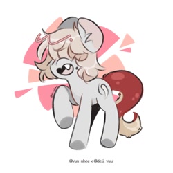 Size: 1280x1280 | Tagged: safe, artist:yun_nhee, oc, oc only, earth pony, pony, solo