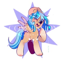 Size: 500x500 | Tagged: safe, artist:yun_nhee, oc, oc only, pegasus, pony, solo