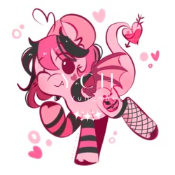 Size: 500x500 | Tagged: safe, artist:yun_nhee, oc, oc only, bat pony, pony, solo