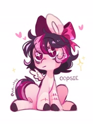 Size: 1536x2048 | Tagged: safe, artist:yun_nhee, oc, oc only, oc:oopsie doodle, pegasus, pony, solo