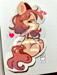 Size: 776x1024 | Tagged: safe, artist:yun_nhee, oc, oc only, earth pony, pony, solo, traditional art