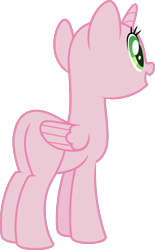 Size: 607x979 | Tagged: safe, artist:sollace, derpibooru exclusive, alicorn, pony, g4, .svg available, base, butt, facing away, female, happy, mare, plot, simple background, solo, svg, transparent background, vector