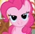 Size: 727x714 | Tagged: safe, screencap, pinkie pie, earth pony, pony, applebuck season, g4, my little pony: friendship is magic, season 1, cropped, female, grin, lidded eyes, looking at you, mare, out of context, smiling, solo, sugarcube corner