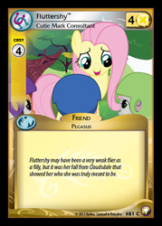 Size: 344x480 | Tagged: safe, enterplay, apple bloom, fluttershy, scootaloo, sweetie belle, equestrian odysseys, g4, my little pony collectible card game, the cutie mark chronicles, ccg, cutie mark crusaders, helmet, merchandise