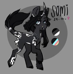 Size: 630x635 | Tagged: safe, artist:dejji_vuu, oc, oc only, oc:somi, pony, unicorn, reference sheet, solo