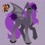 Size: 2048x2048 | Tagged: safe, artist:dejji_vuu, oc, oc only, oc:pandora, oc:remedy, bat pony, pony, high res, solo