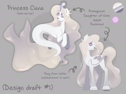 Size: 2732x2048 | Tagged: safe, artist:dejji_vuu, oc, oc only, pegasus, pony, sea pony, high res, reference sheet, solo