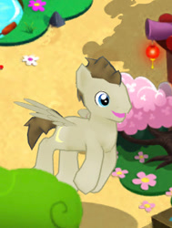 Size: 241x319 | Tagged: safe, gameloft, screencap, crescent pony, mane moon, pegasus, pony, g4, my little pony: magic princess, crescent moon, moon