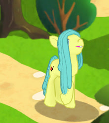 Size: 236x267 | Tagged: safe, gameloft, screencap, ocellus, earth pony, pony, g4, my little pony: magic princess, disguise, disguised changeling, pony ocellus, solo