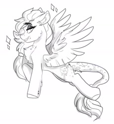 Size: 2183x2372 | Tagged: safe, artist:h0rsefeathers, oc, oc only, pegasus, pony, high res, solo