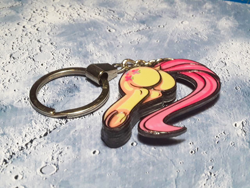 Size: 1280x960 | Tagged: safe, artist:made_by_franch, fluttershy, pegasus, pony, g4, butt, handmade, keychain, plot, solo, trinket